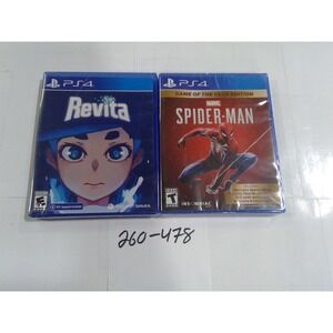 Sony Marvel Spider-Man GOTY & Revita PS4 Games Bundle New Sealed